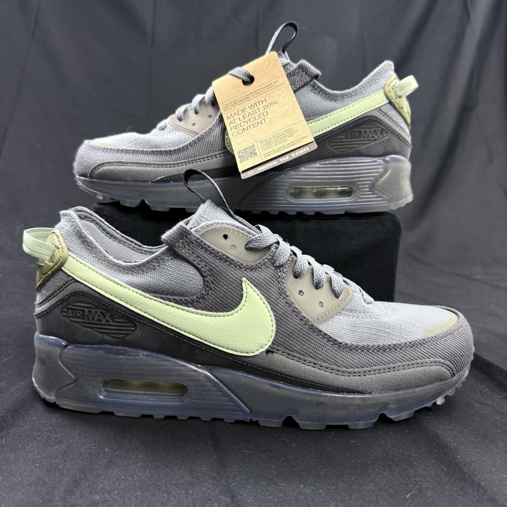 Size 8.5 Nike Air Max Terrascape 90 Cool Grey Honeydew Iron DV7413-014 Womens 10